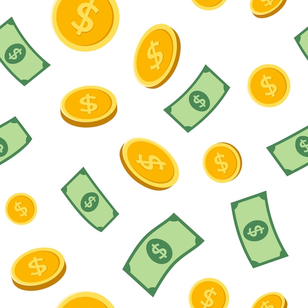 money png pattern seamless background finance sticker