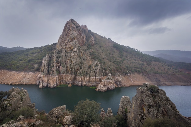 Caceres, Extremadura, 스페인에서 Monfrague 국립 공원.