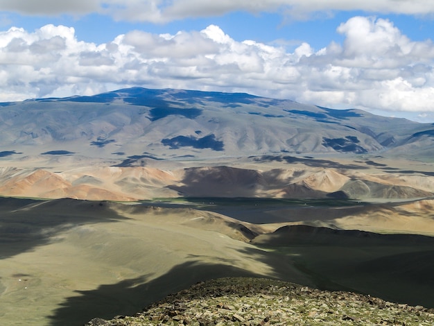 Photo mongolian roads steppe asia