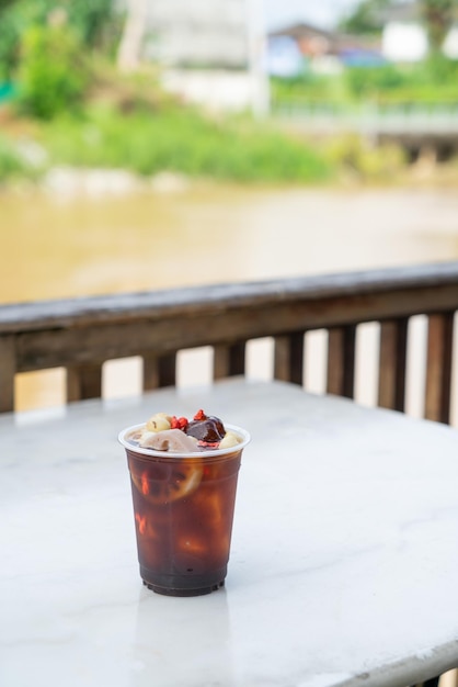 Monk Fruit Juice with lotus root goji berry and Jujube