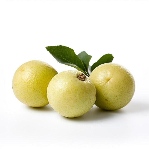 Photo monk fruit with white background high quality ultra