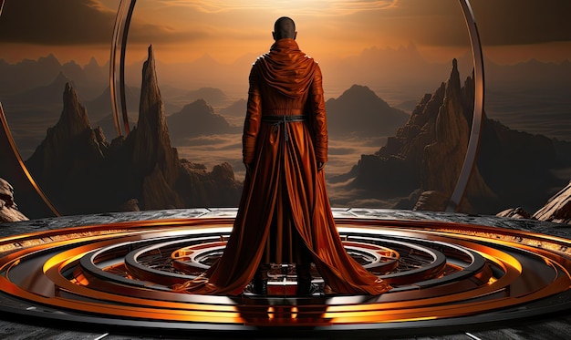 Монах медитации