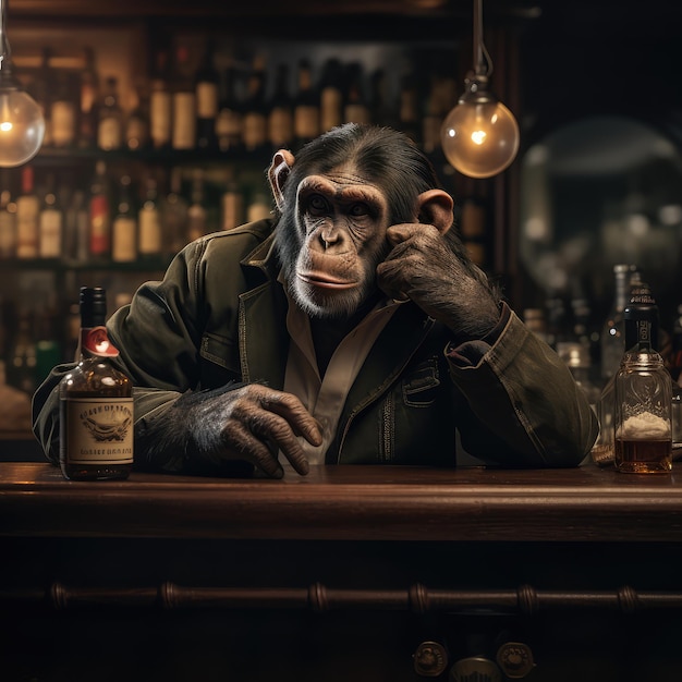 Monkey in a Bar