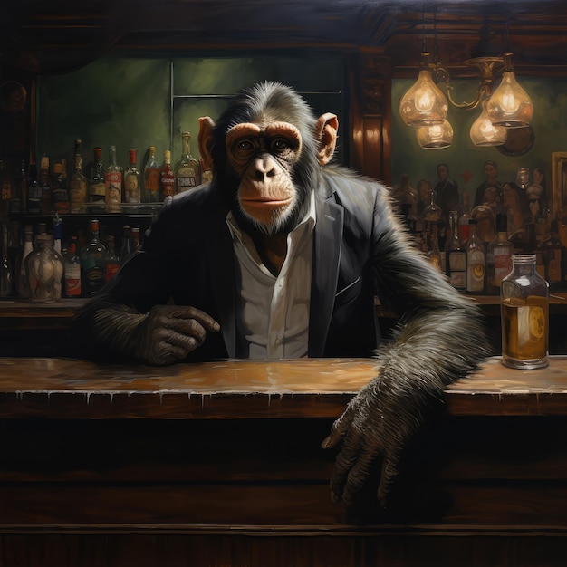 Monkey in a Bar