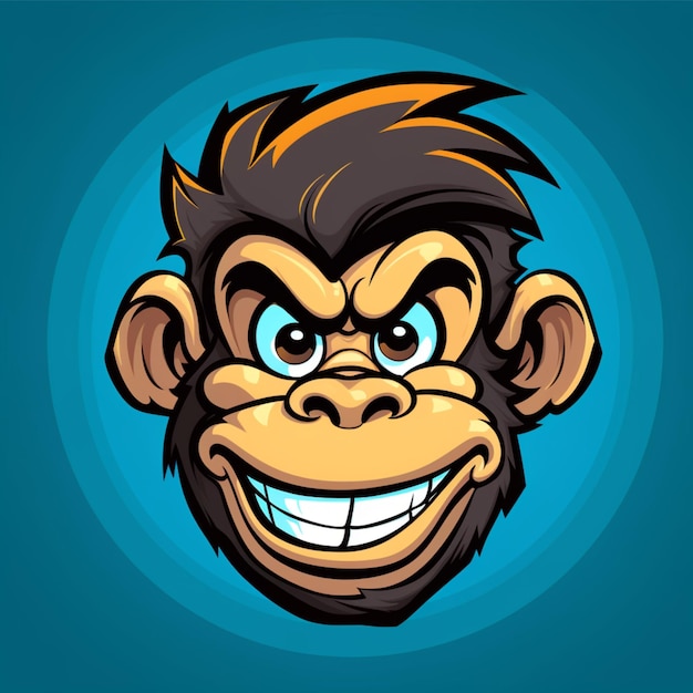 monkey cartoon logo