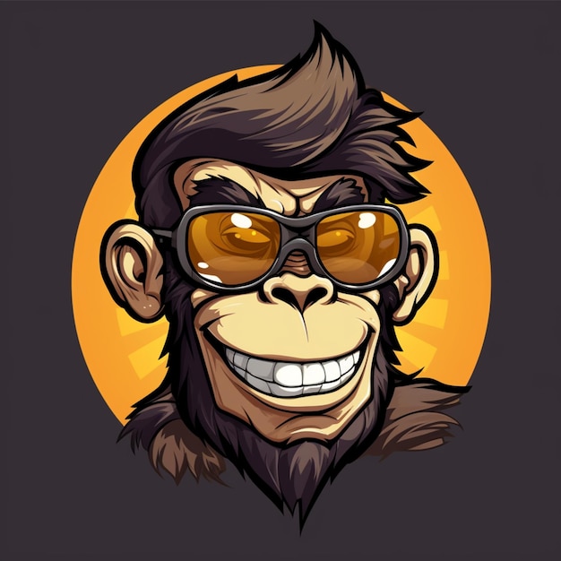 monkey cartoon logo