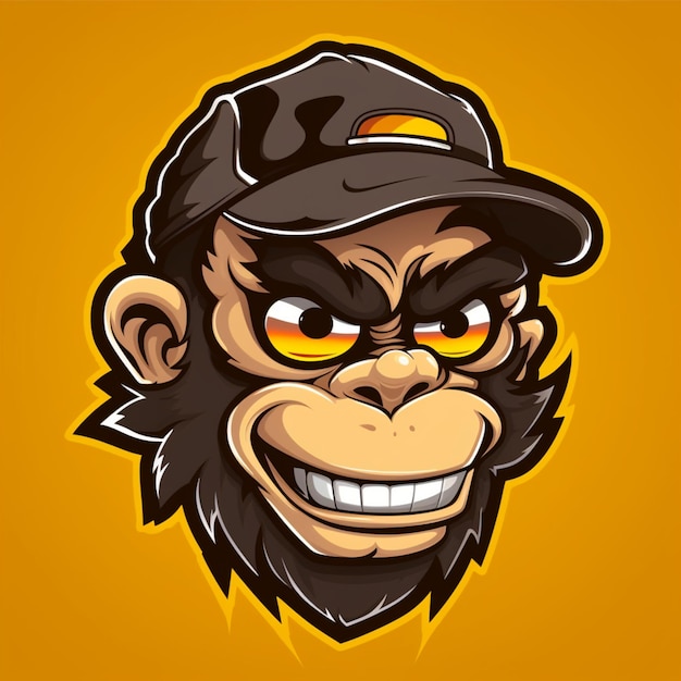 monkey cartoon logo