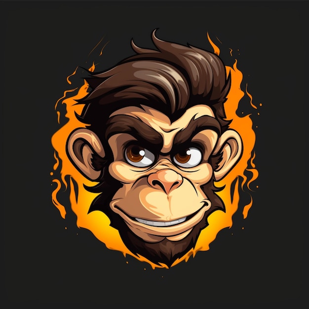 monkey cartoon logo