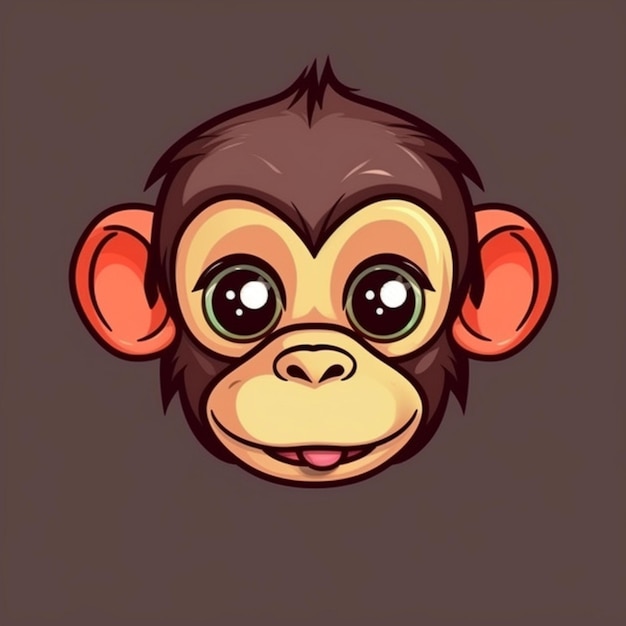 Monkey Face Clipart