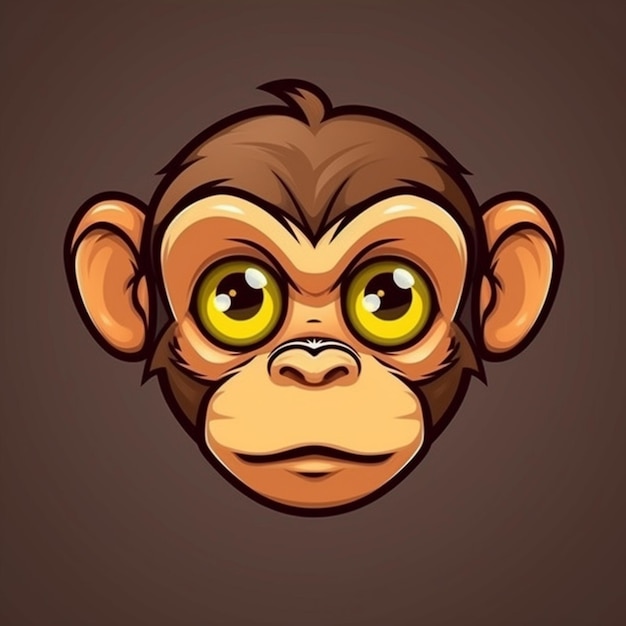 Photo monkey face clipart