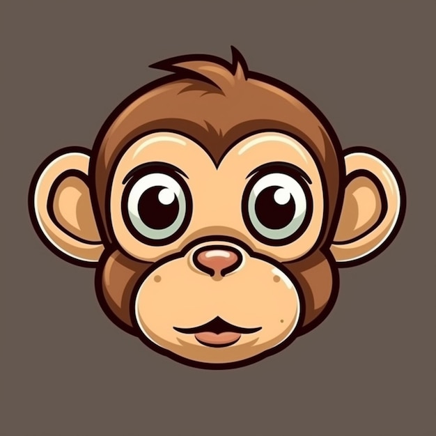 Monkey Face Clipart