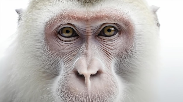 A monkey's eyes are visible in this image.