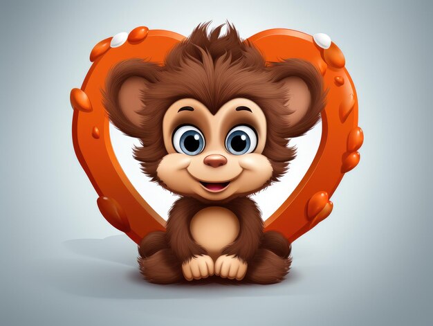 Monkey vector hd 8k vector illustration wallpaper