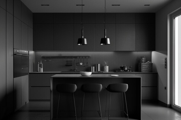 Monochromatic color schemes in kitchens octane ren