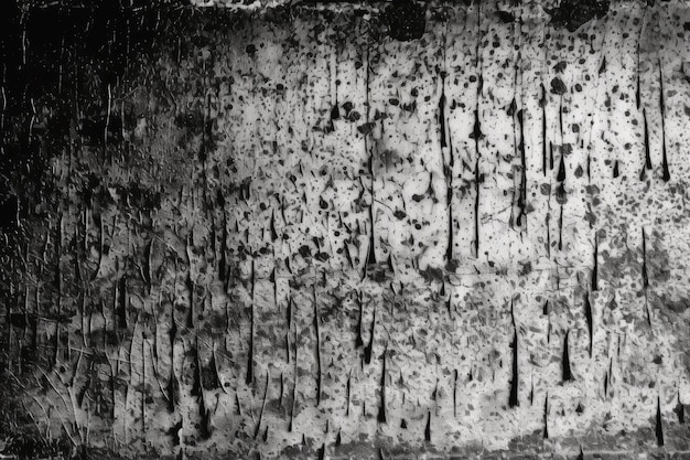 Photo monochromatic photograph of a brick wall with interesting texture and pattern generative ai