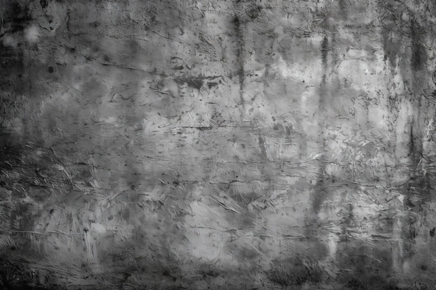 Monochromatic photograph of a textured concrete wall Generative AI