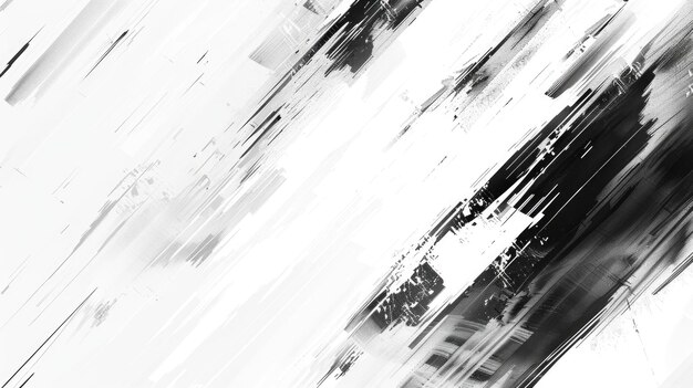 Photo monochrome abstract brush stroke texture