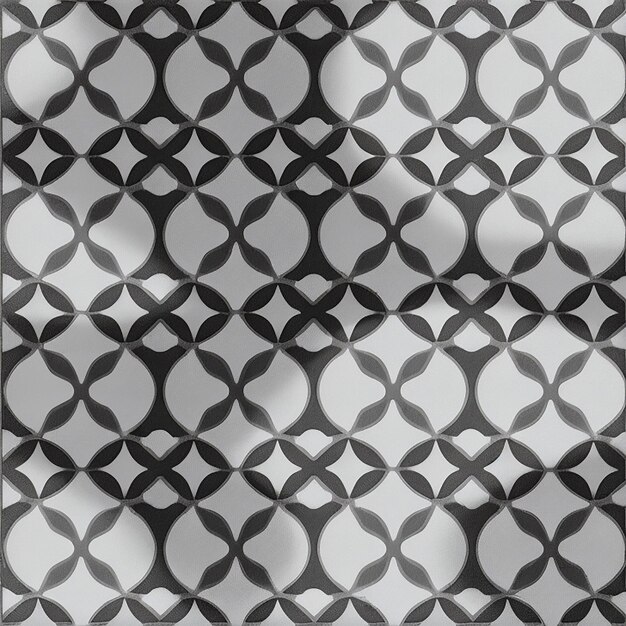 Monochrome background with retro pattern design