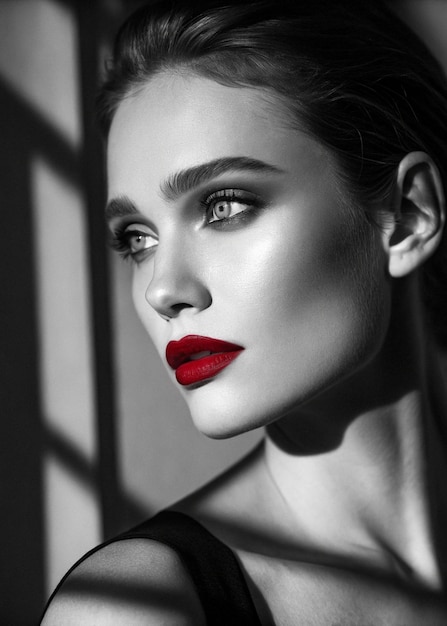 Monochrome Beauty Portrait
