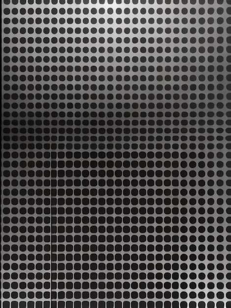 Monochrome Elegance Abstract Dots on Black