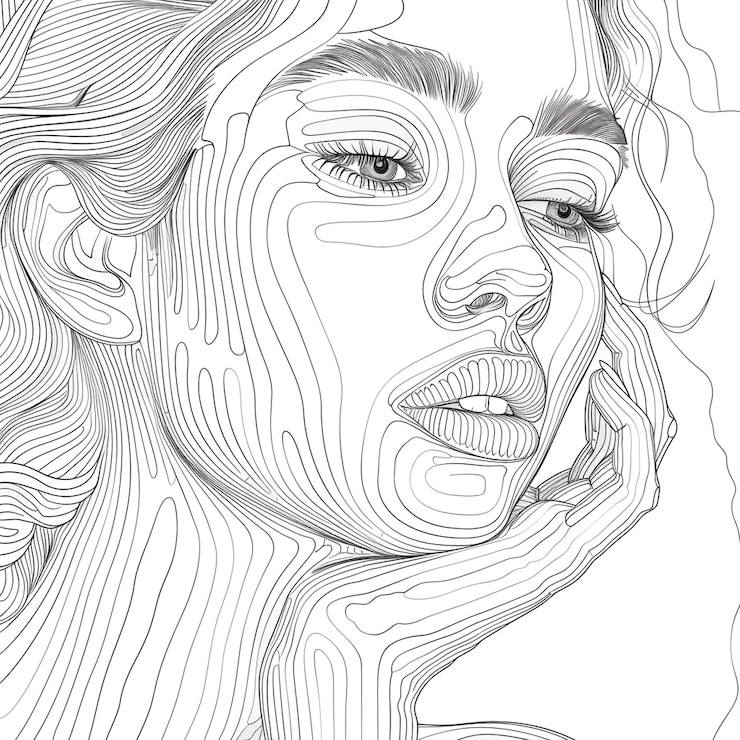 Foto monochrome elegance schitterend portret van een vrouw in een zomerhoed