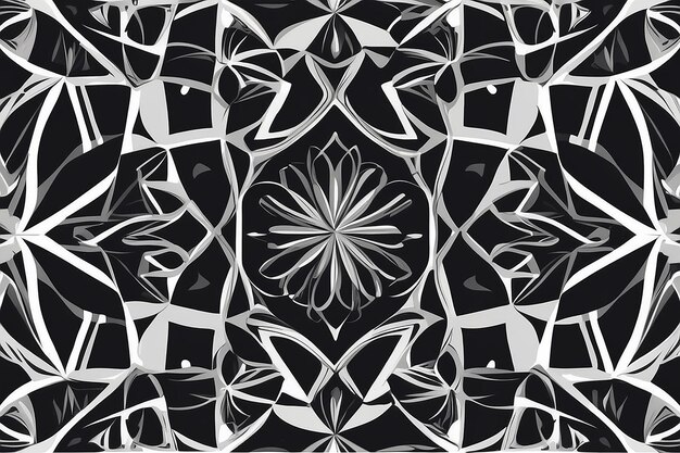 Photo monochrome geometry abstract vector pattern with triangular elements