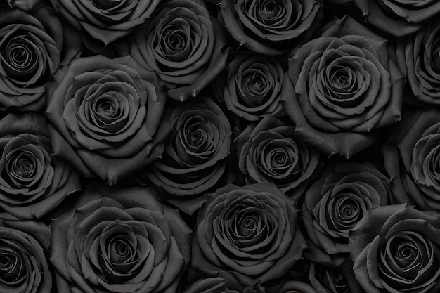 Monochrome Rose Bouquet