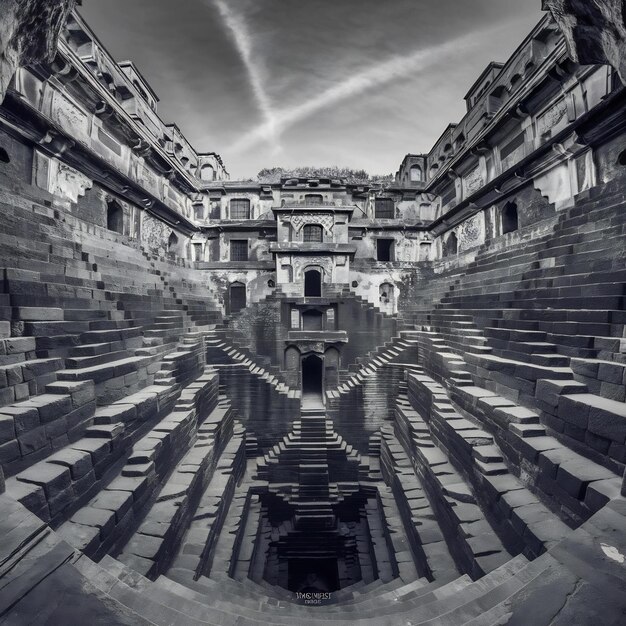 Photo monochrome stepwells