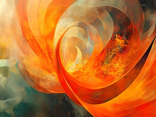 Photo monochrome swirls a dance of contrasting petals contrasts colorful vortex a spectrum of energy