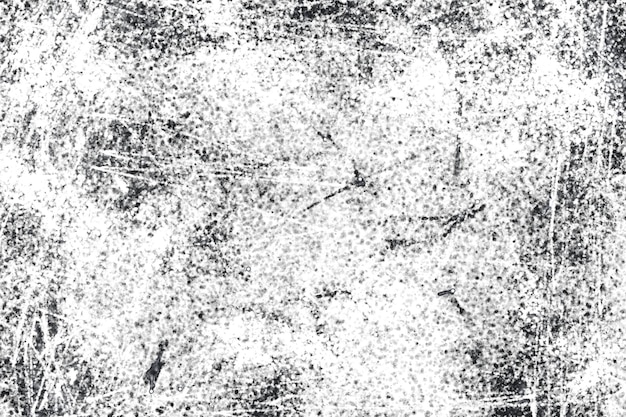 Monochroom deeltjes abstracte textuur. Achtergrond van scheuren, slijtage, chips, vlekken, inktvlekken, lijnen
