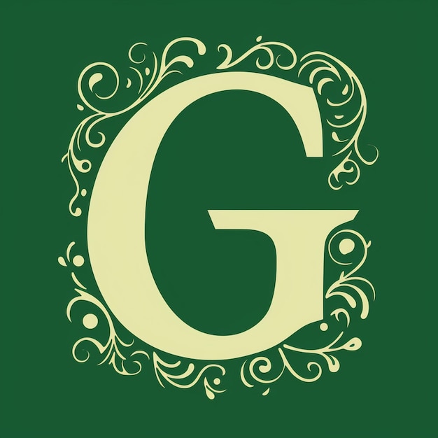 A monogram of letter G logo design