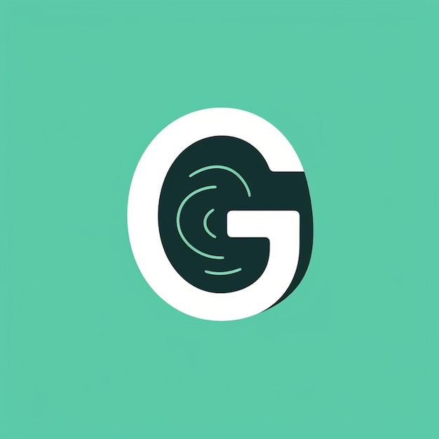 Photo a monogram of letter g logo design