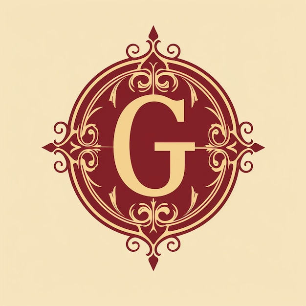 Photo a monogram of letter g logo design