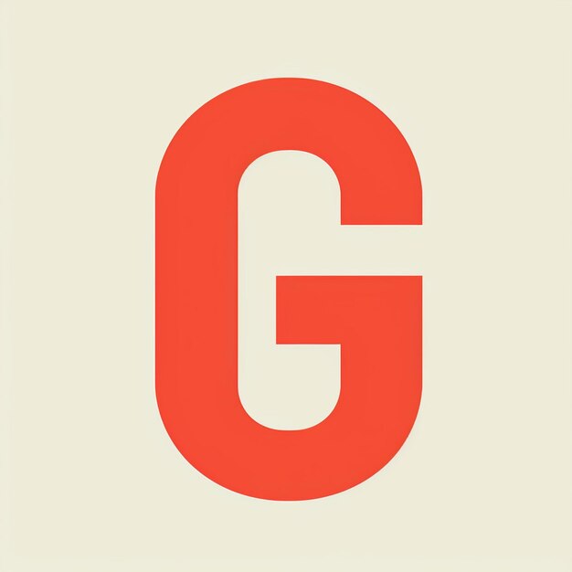 Photo a monogram of letter g logo design