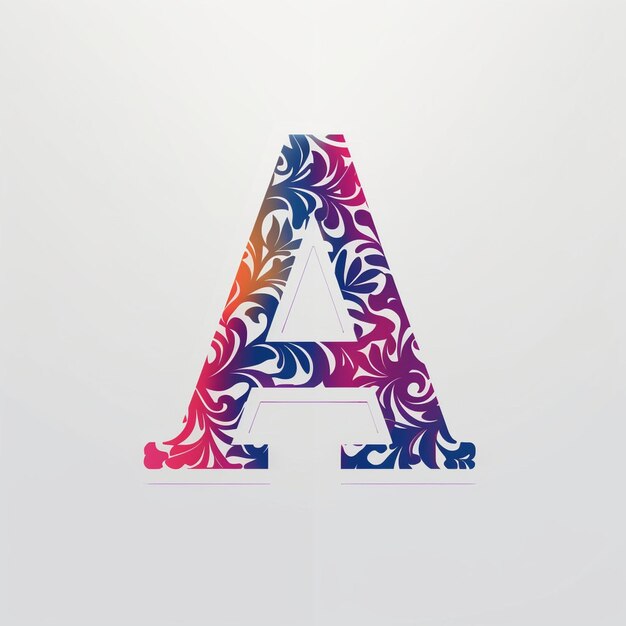 Photo a monogram letter a logo design