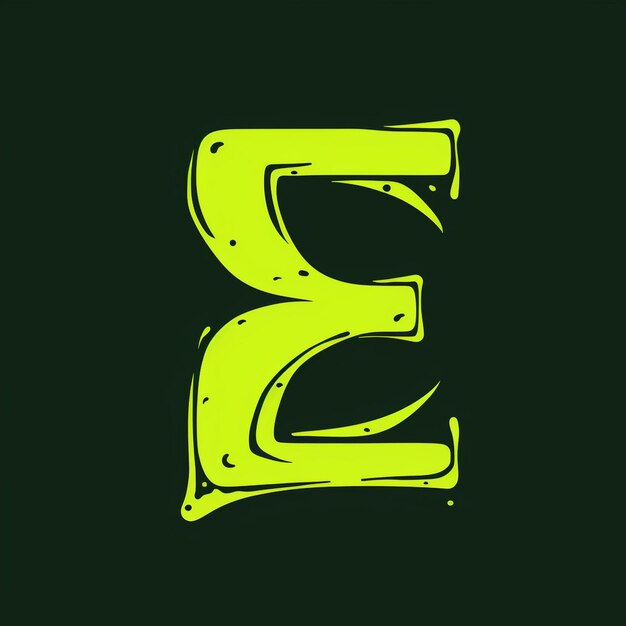 Photo monogram logo of letter e