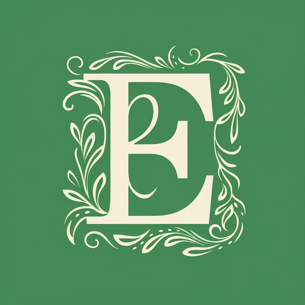 Фото Логотип монограммы буквы e