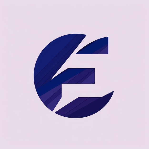 사진 글자 e의 모노그램 로고