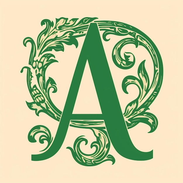 Photo monogram logo a