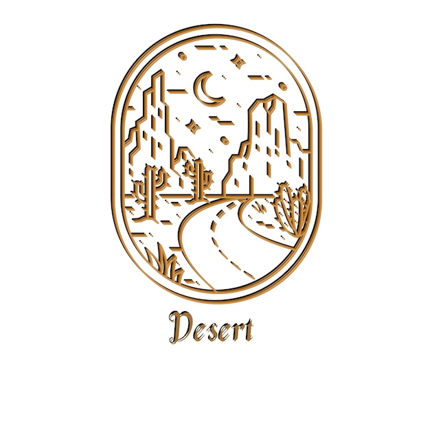 monoline desert