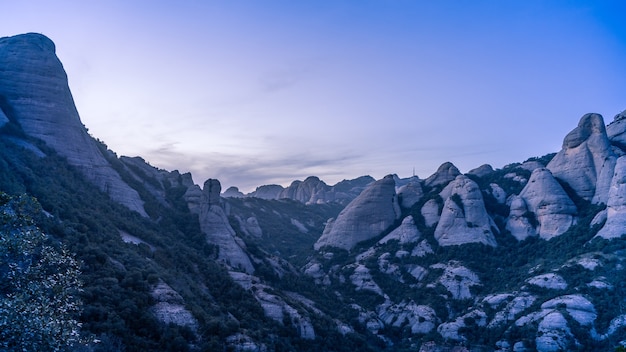 Monserrat bergen landschap in Catalonië, Spanje.