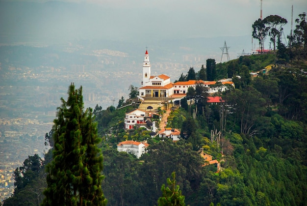 Monserrate church in bogota colombia