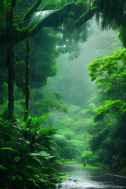 Monsoon rain forest