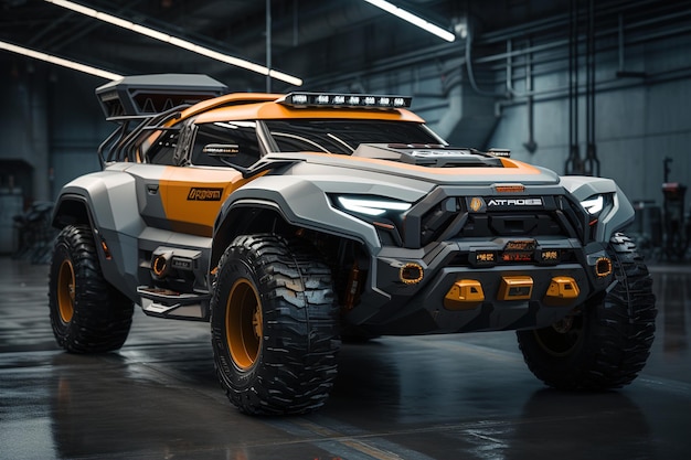 the monster truck is a monster truck that is powered by a battery powered vehicle
