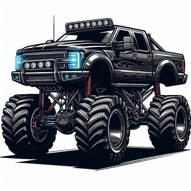 Foto monster truck ontwerp