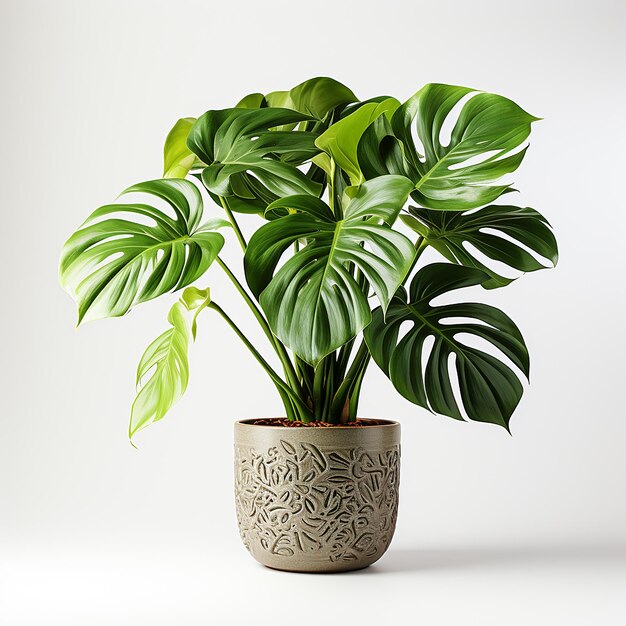 Monstera Deliciosa Huisplant Schone grote bladeren Afbeelding