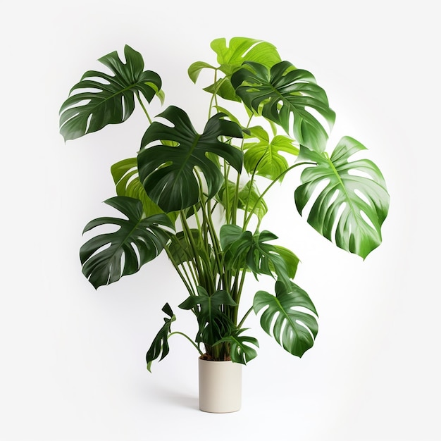 Foto monstera deliciosa plant in een pot