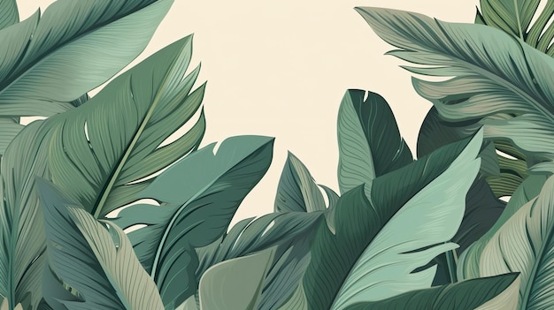 Monstera deliciosa tropical leaf background