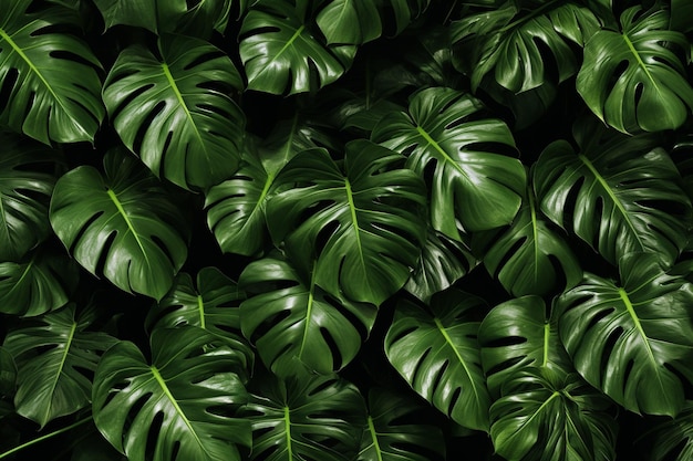 Photo monstera desktop wallpaper background