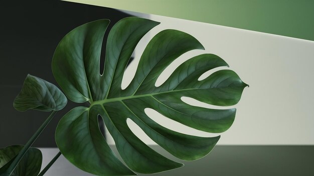 Monstera mooi groen blad van kamerplanten element voor ontwerp of decoratie